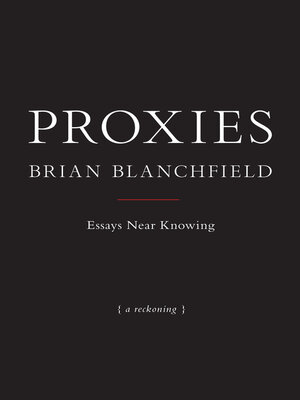 cover image of Proxies